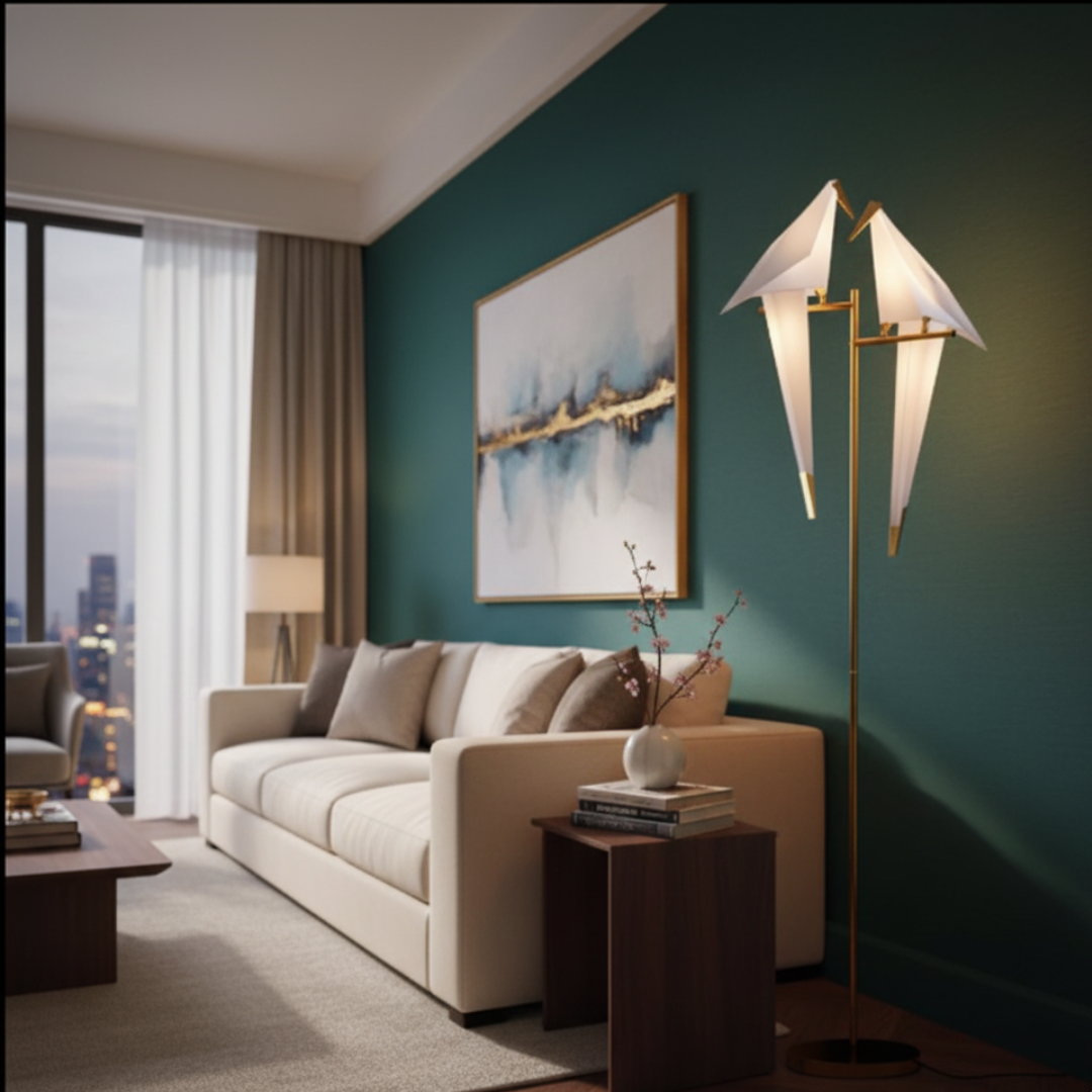 AlaPlica Origami Bird Magnetic Light - Rechargeable LED Sculptural Accent Lamp 8