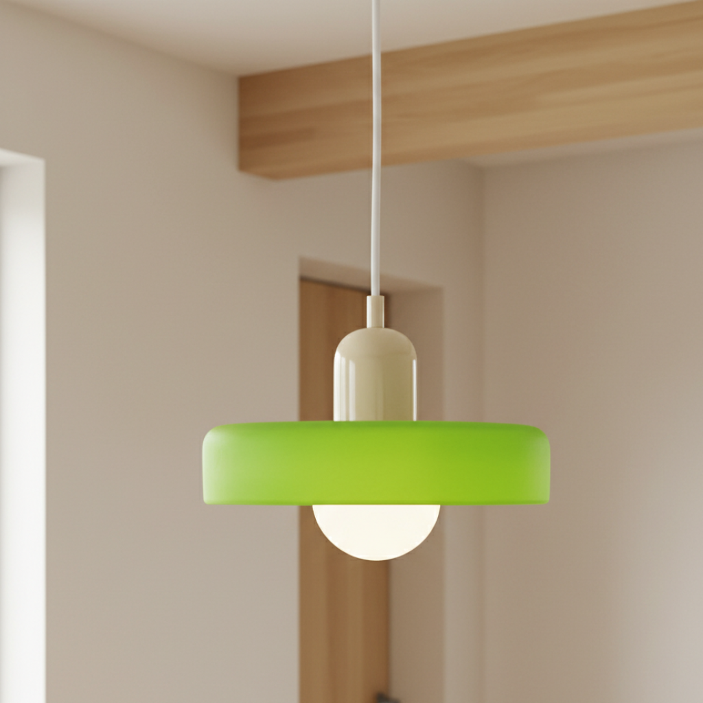 Bauhaus-Inspired Glass Pendant Light – Modern Kitchen Pendant Lighting Fixture 11