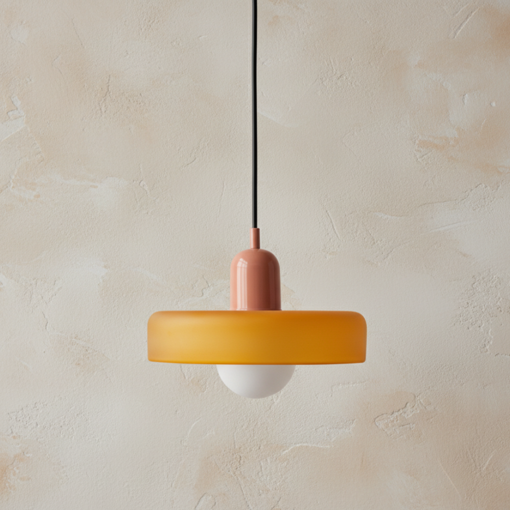 Bauhaus-Inspired Glass Pendant Light – Modern Kitchen Pendant Lighting Fixture 19
