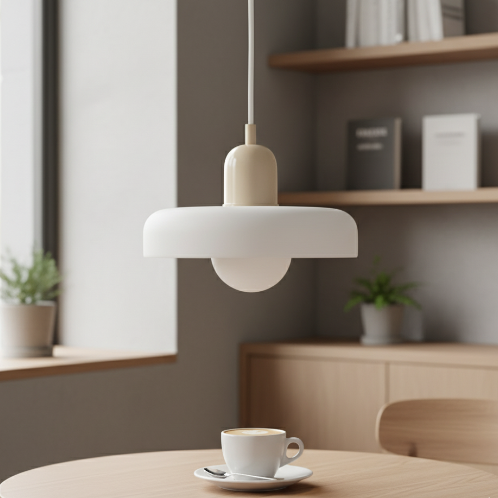 Bauhaus-Inspired Glass Pendant Light – Modern Kitchen Pendant Lighting Fixture 7