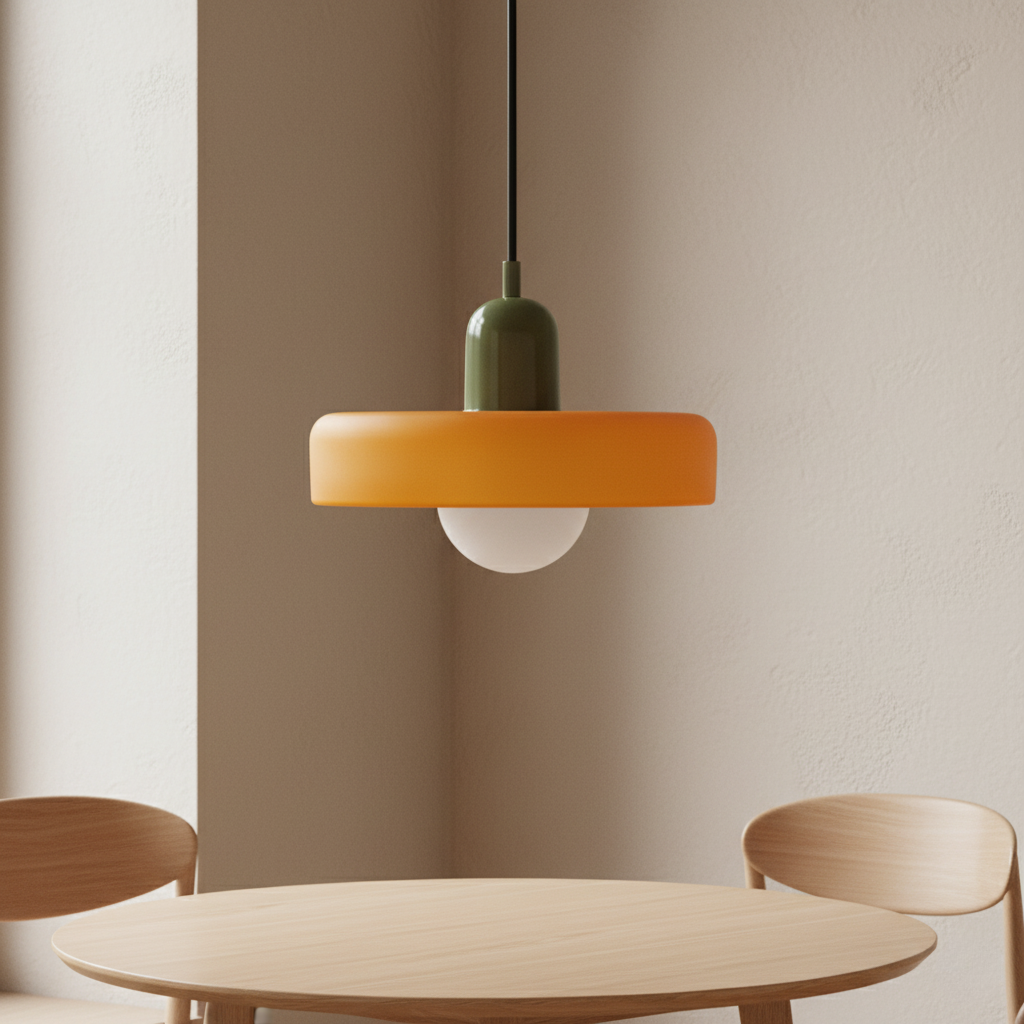 Bauhaus-Inspired Glass Pendant Light – Modern Kitchen Pendant Lighting Fixture 8