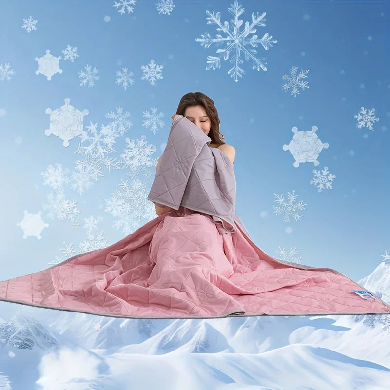 Best Cooling Blanket for Hot Sleepers – Large Dual-Sided Soft Polyester