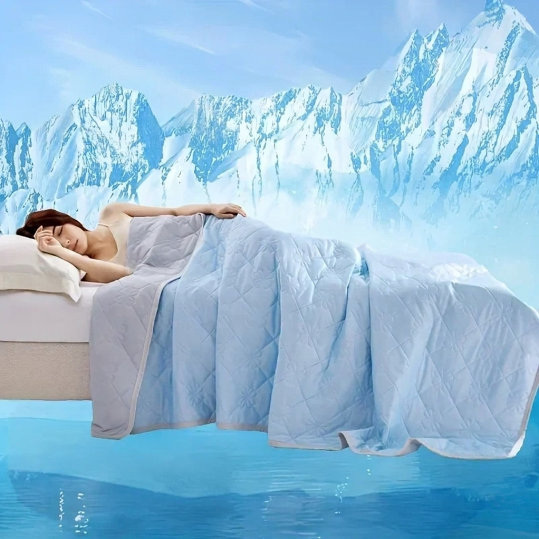 Best Cooling Blanket for Hot Sleepers – Large Dual-Sided Soft Polyester