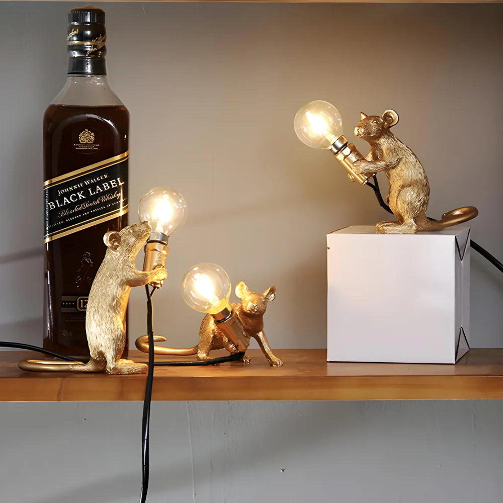Charming Art Deco Table Lamp – Unique LED Design for Bedroom and Living Room 7
