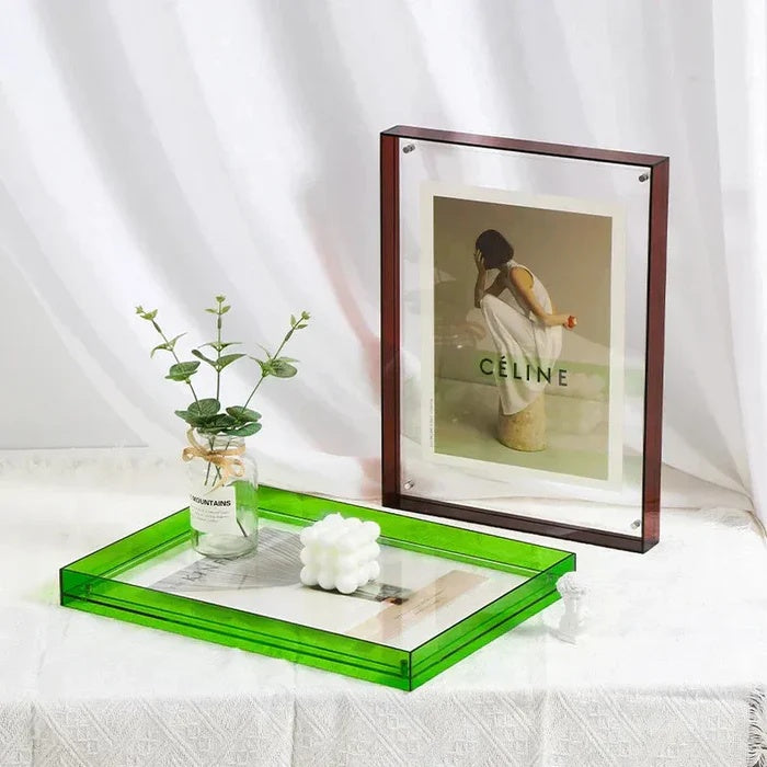 Colored Transparent Acrylic Picture Frame – Modern, Sleek Design for Stylish Displays 7