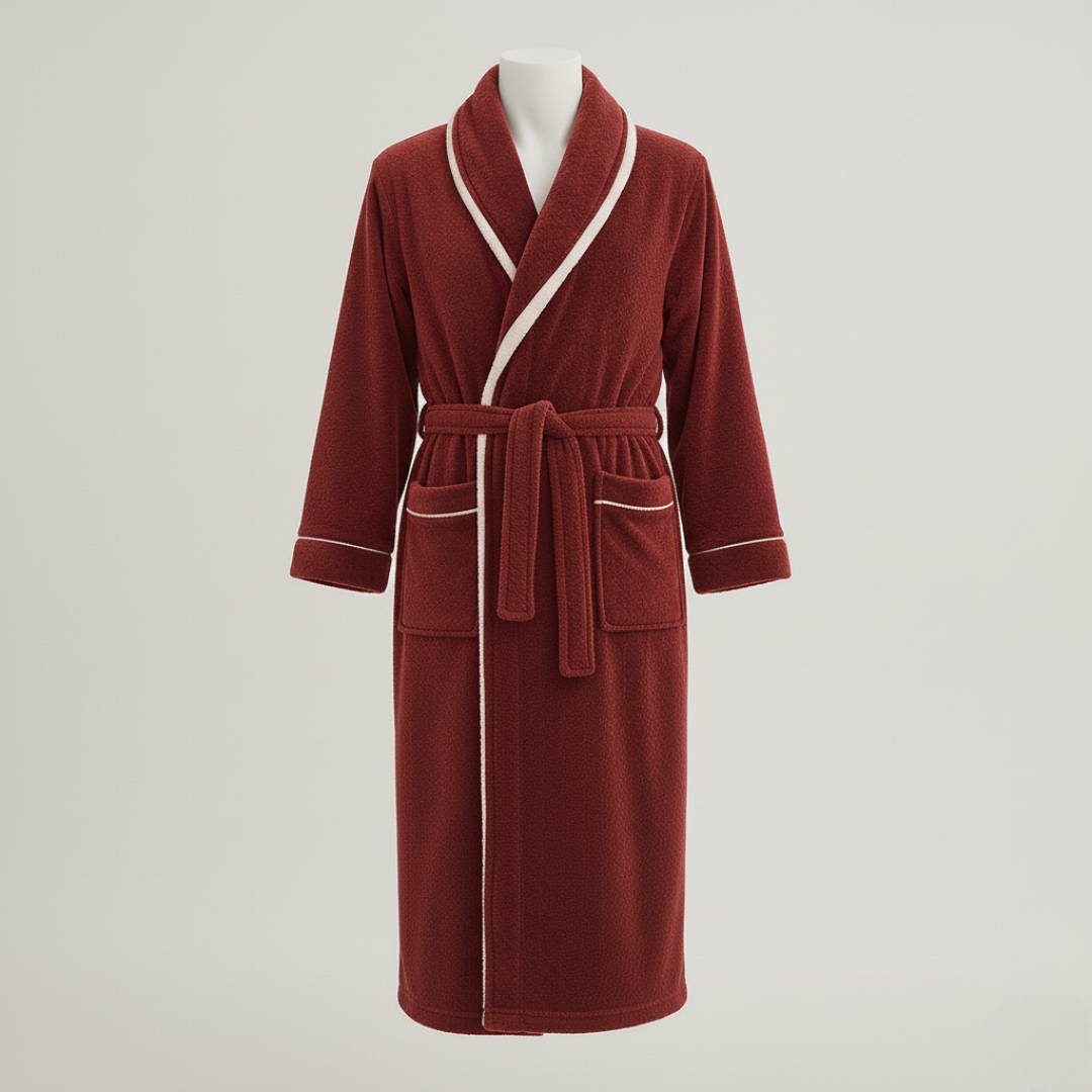 Couples Matching Bathrobes Long Ankle Length Plush Robe