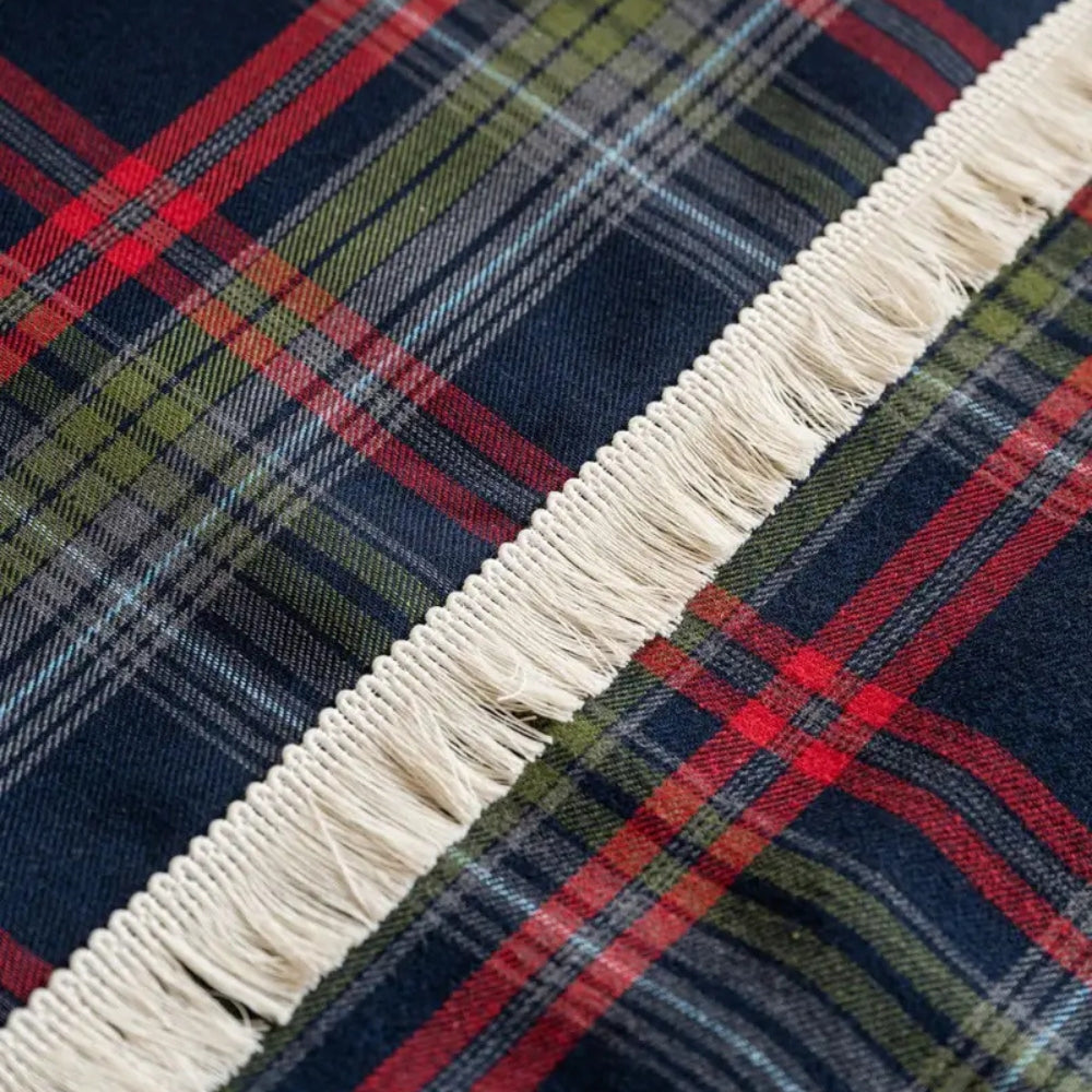 Cozy Plaid Sofa Cover – Soft Microfiber Blend for Stylish Protection 3