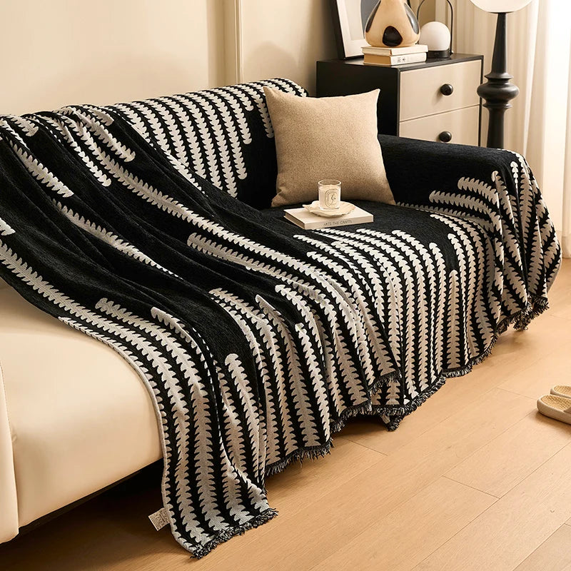 Elegant Chenille Sofa Cover – Soft, Durable, and Versatile Protection 5