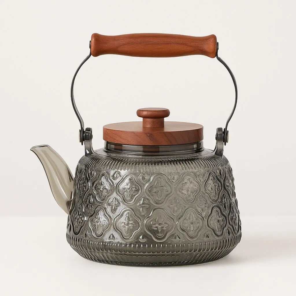 Elegant Glass Teapot with Infuser – Heat-Resistant Borosilicate Design 1