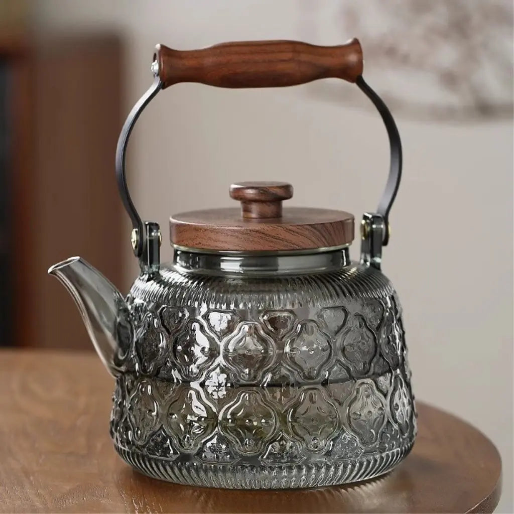 Elegant Glass Teapot with Infuser – Heat-Resistant Borosilicate Design 4