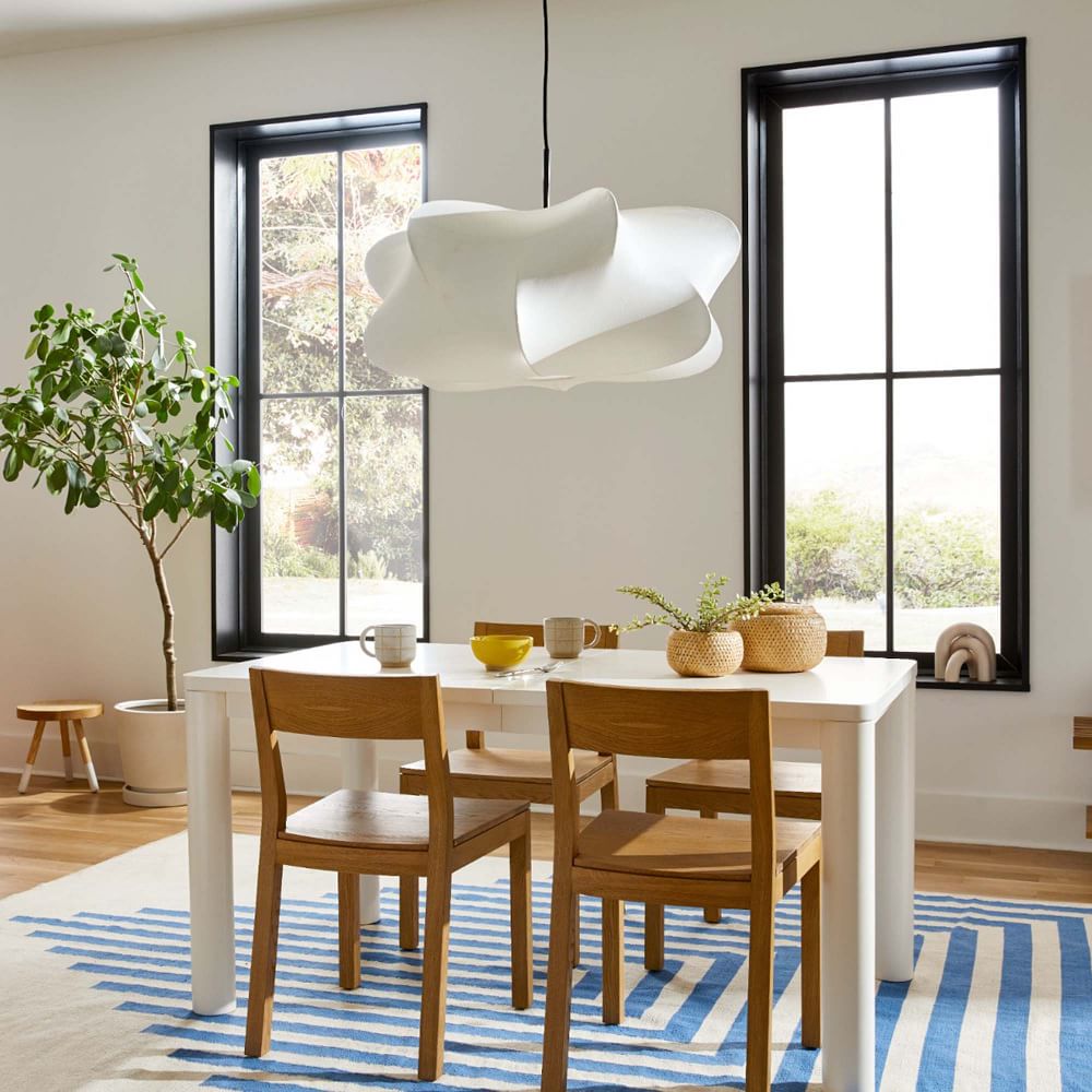 Elegant Silk Cocoon Pendant Light – Modern Design with Adjustable Hanging Cable 4