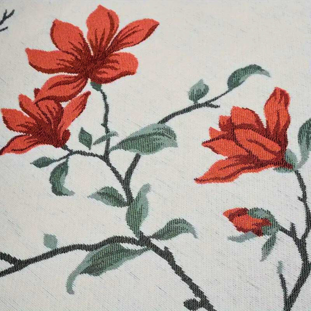 Elegant Vintage Floral Chenille Sofa Cover – Durable, Stylish Protector for All Sofa Sizes 7