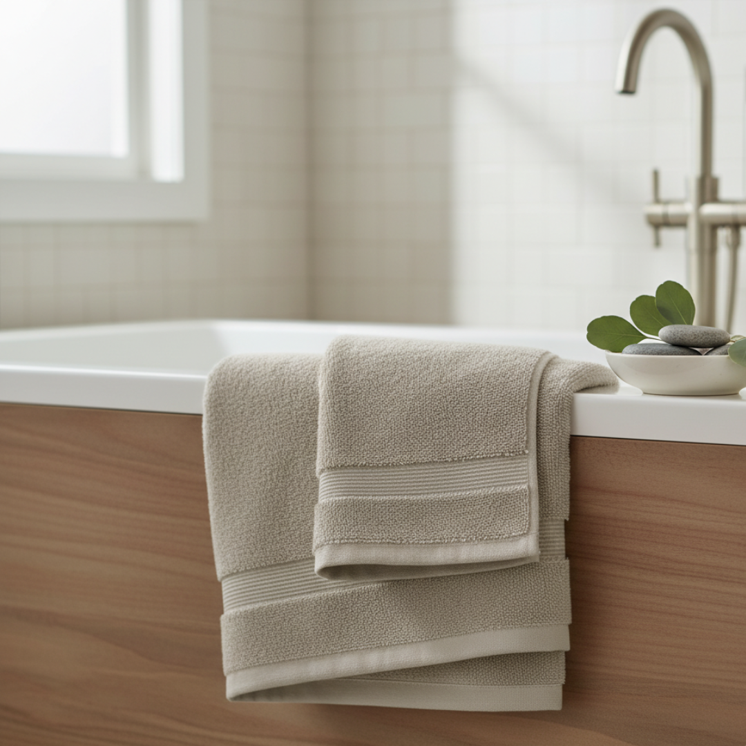 Heavyweight 100% Cotton Bath Towels – 2-Piece Set Luxury Towels
