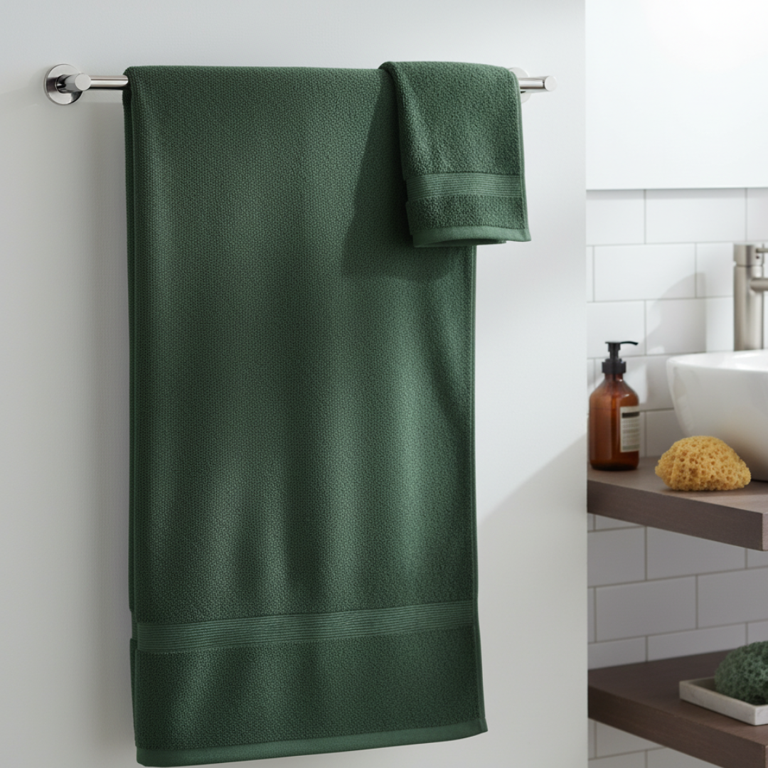 Heavyweight 100% Cotton Bath Towels – 2-Piece Set Luxury Towels