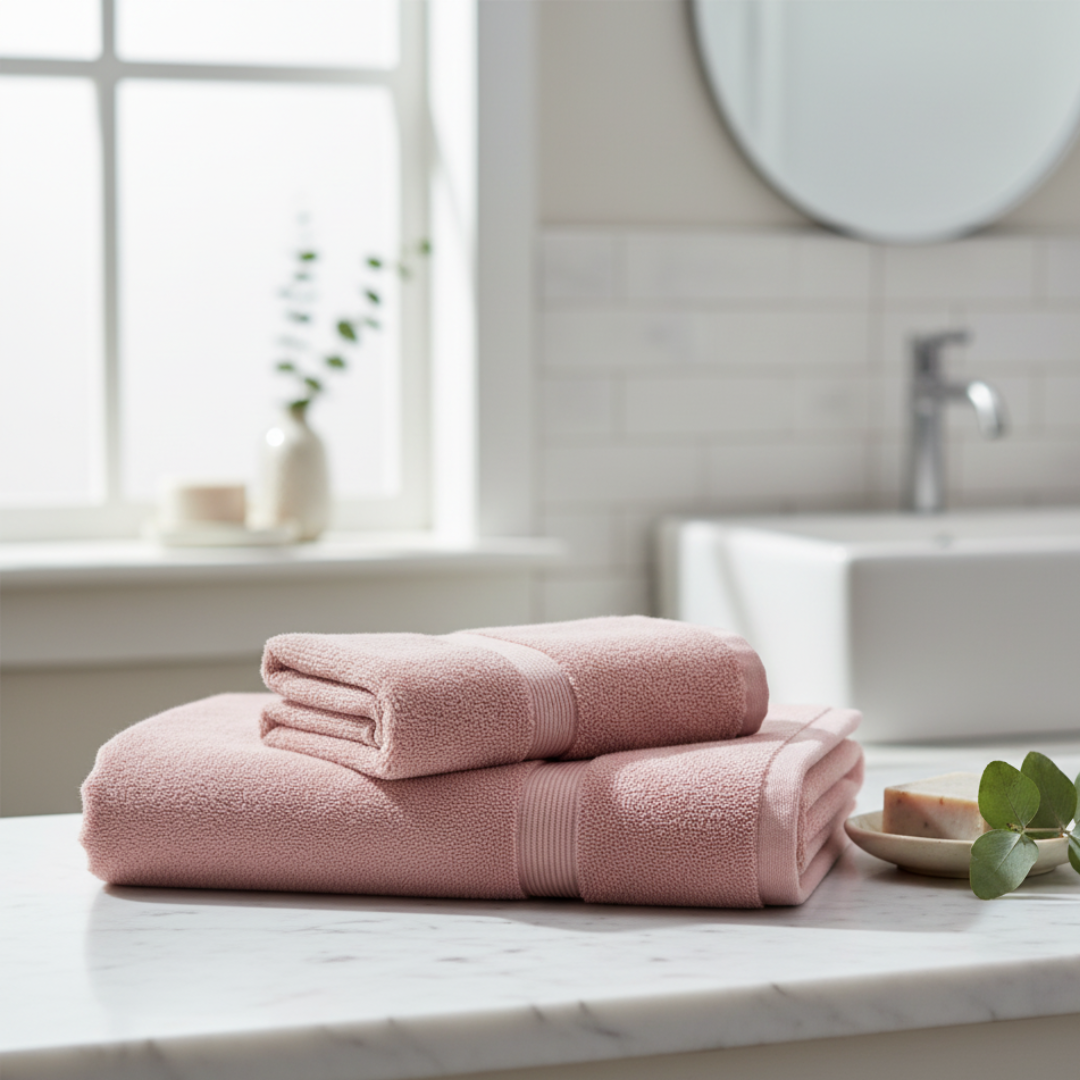 Heavyweight 100% Cotton Bath Towels – 2-Piece Set Luxury Towels