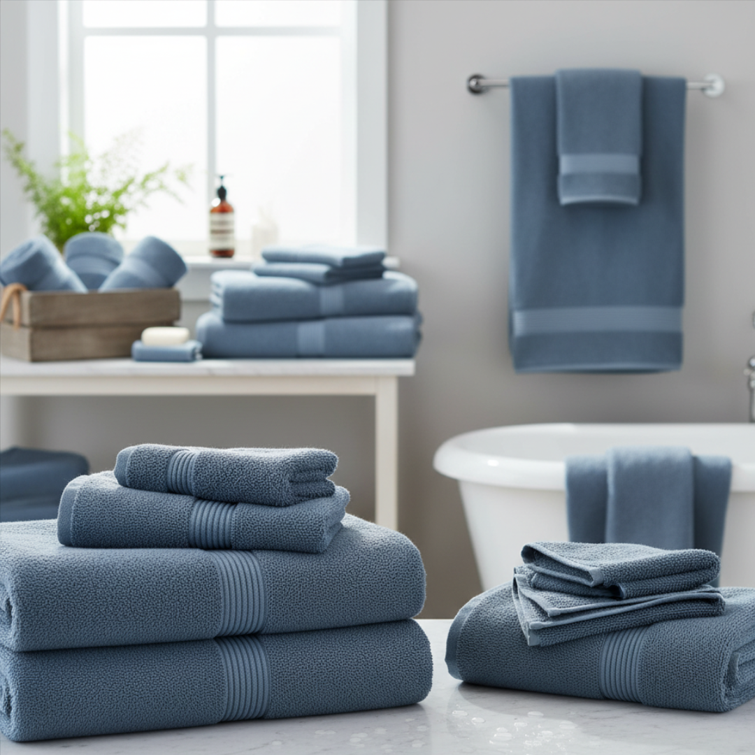 Heavyweight 16-Piece Cotton Spa Bundle – Hotel Quality Towel Set