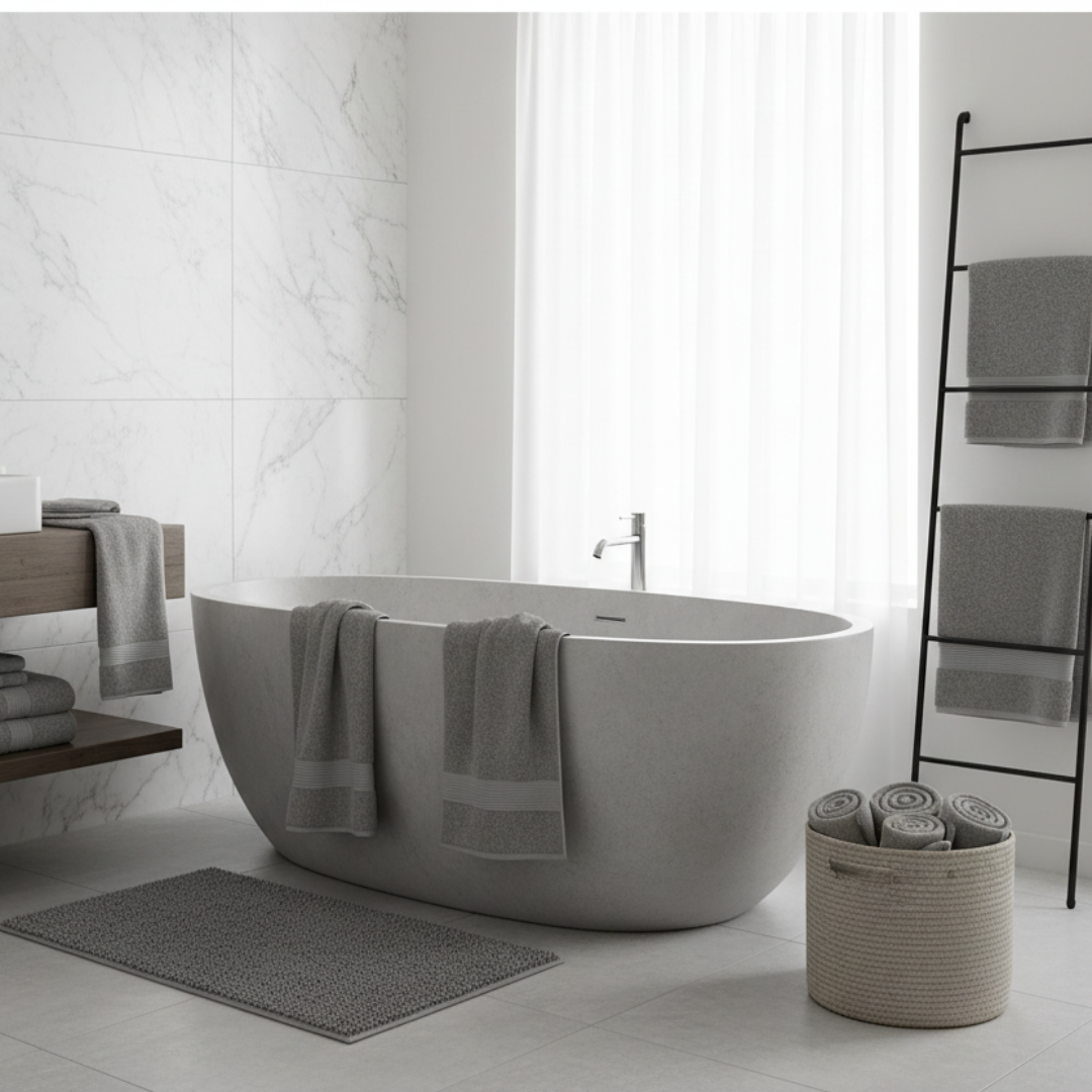 Heavyweight 16-Piece Cotton Spa Bundle – Hotel Quality Towel Set