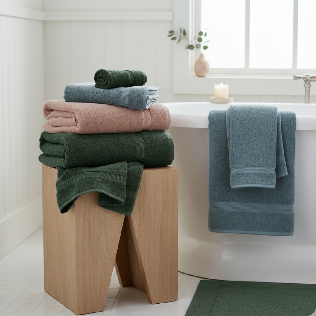 Heavyweight 6-Piece Cotton Spa Bundle – Hotel Quality Towel Set