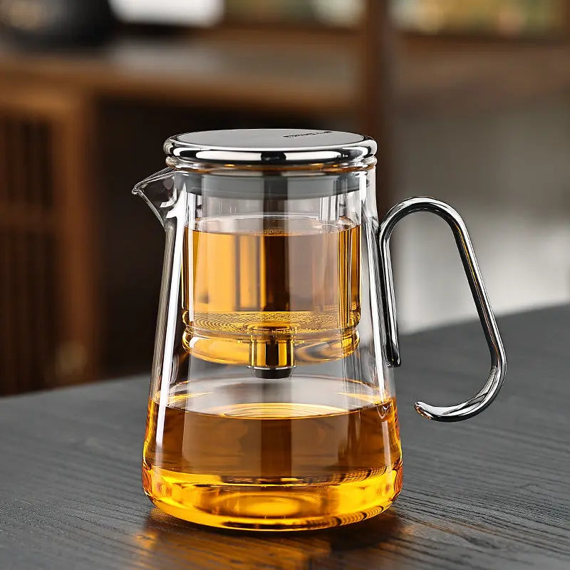 Innovative Glass Teapot with Infuser – Heat-Resistant Borosilicate and 700ml Capacity 0
