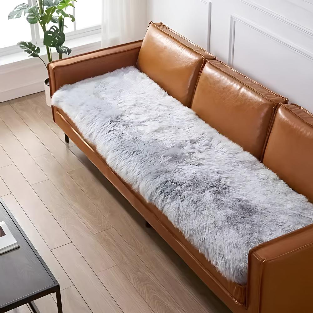 Luxurious Faux Fur Couch Cover – Soft, Durable, and Stylish Protection 1