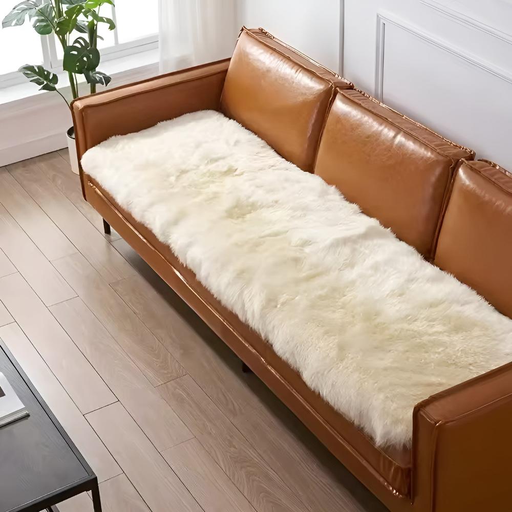 Luxurious Faux Fur Couch Cover – Soft, Durable, and Stylish Protection 2