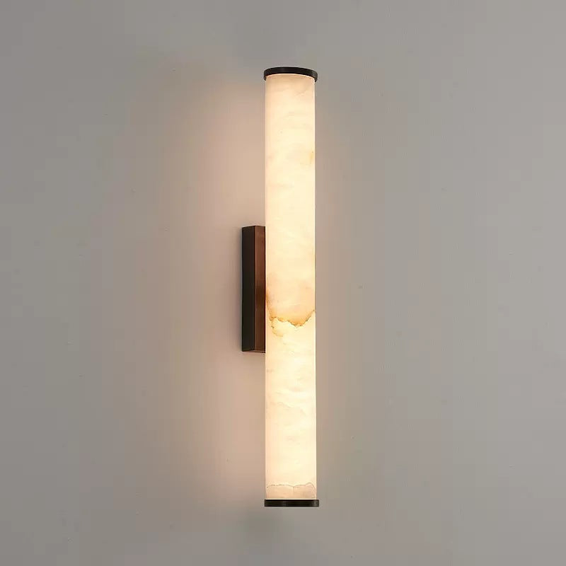 Modern Minimalist Wall Sconce – Elegant Marble Design with Warm White LED Light 2