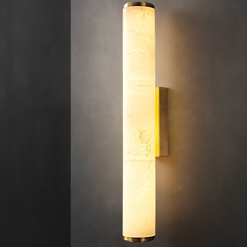 Modern Minimalist Wall Sconce – Elegant Marble Design with Warm White LED Light 3
