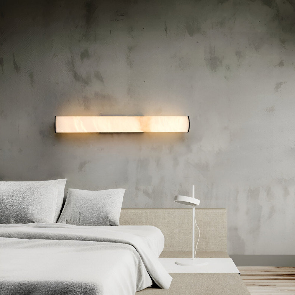 Modern Minimalist Wall Sconce – Elegant Marble Design with Warm White LED Light 5