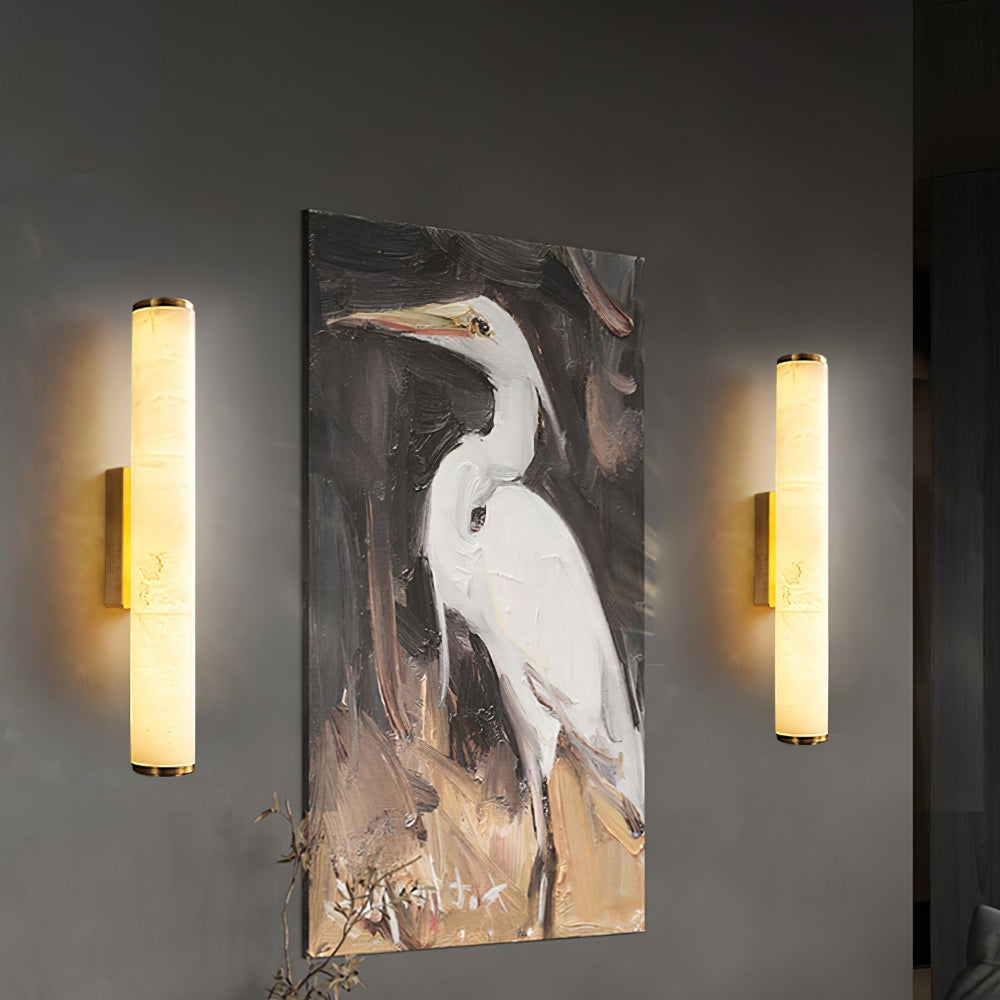 Modern Minimalist Wall Sconce – Elegant Marble Design with Warm White LED Light 6