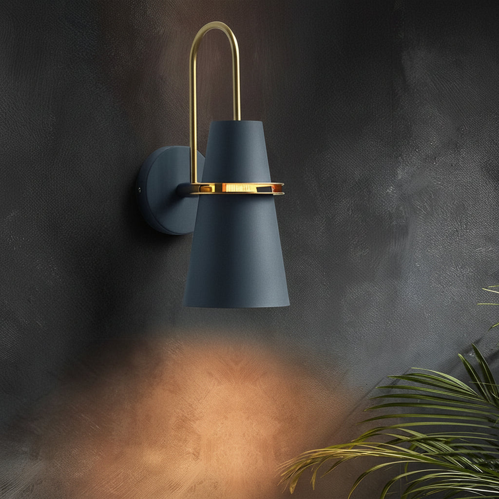 Modern Nordic Wall Sconce – Minimalist Iron Light with Matte Finish 2