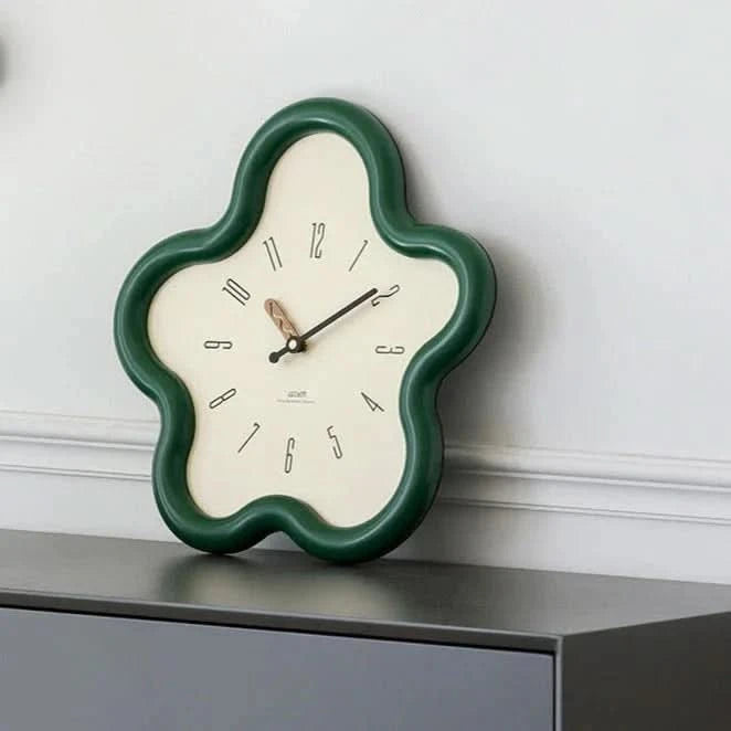 Nature-Inspired Wall Clock Decor – Elegant 3D Floral Design with Silent Sweep Movement 1