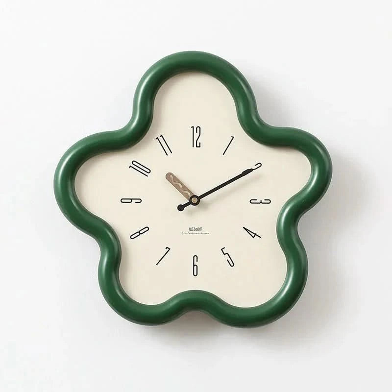 Nature-Inspired Wall Clock Decor – Elegant 3D Floral Design with Silent Sweep Movement 7