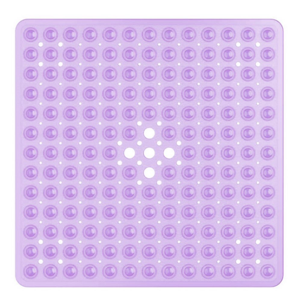 Non-Slip Bath Mat – Stylish Square Design with Strong Suction and Quick Drainage 11