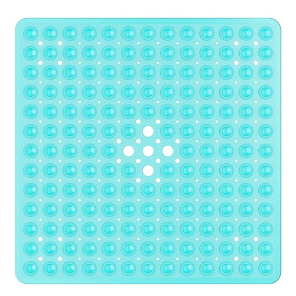 Non-Slip Bath Mat – Stylish Square Design with Strong Suction and Quick Drainage 7