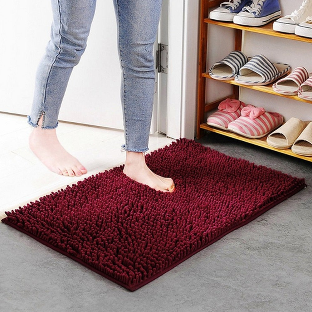 Non-Slip Ultra-Soft Chenille Bath Mat – Plush, Absorbent, and Eco-Friendly Design 4