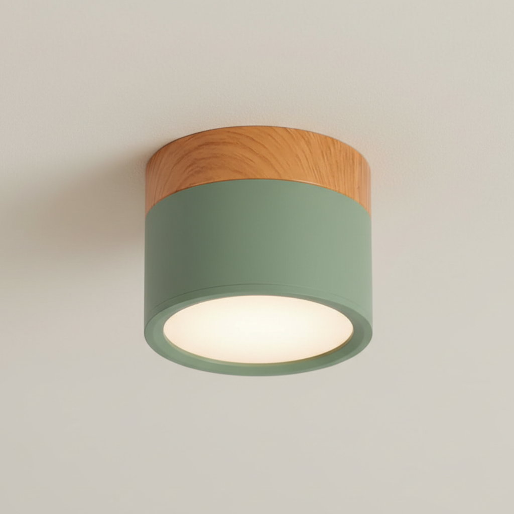 Sleek Modern Flush Mount Ceiling Light – Energy-Efficient LED Aluminum Fixture 11