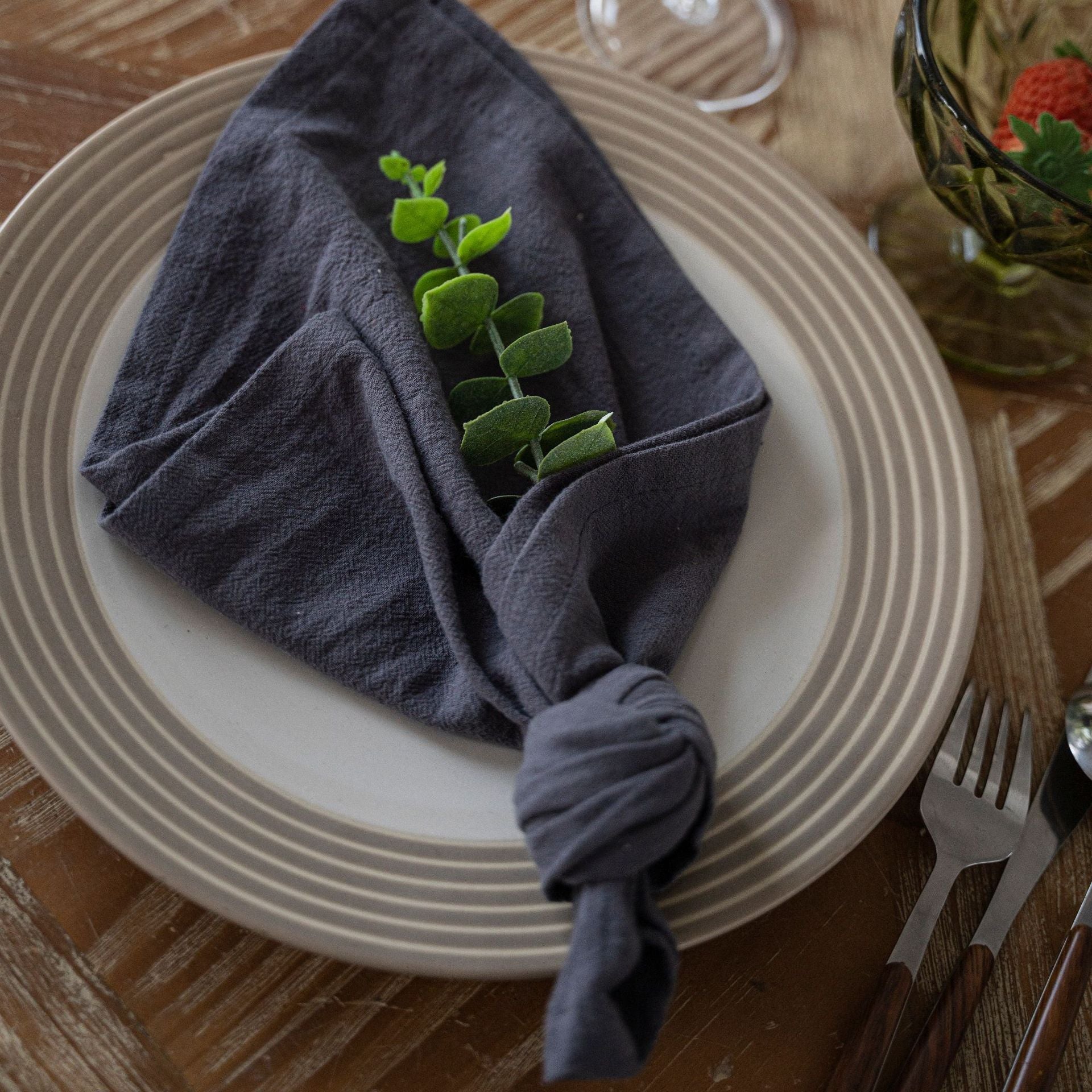 Soft Cotton Dining Napkins Set – Durable, Elegant, Machine Washable 8