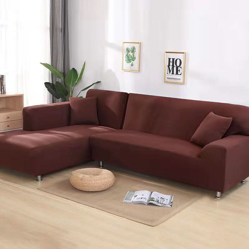 Stretch Sofa Slipcover – Luxurious Velvet Non-Slip Protection for L-Shape Couches