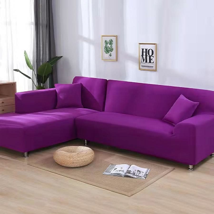 Stretch Sofa Slipcover – Luxurious Velvet Non-Slip Protection for L-Shape Couches