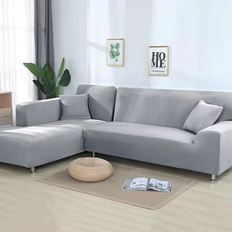 Stretch Sofa Slipcover – Luxurious Velvet Non-Slip Protection for L-Shape Couches