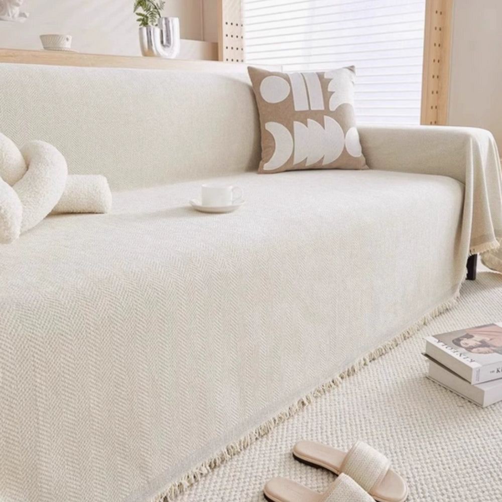 Stylish Waterproof Couch Cover – Modern Pet-Friendly Design with Chenille Fabric 4