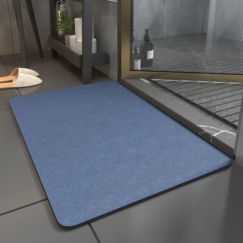 Sustainable Micro Suede Bath Mat 0
