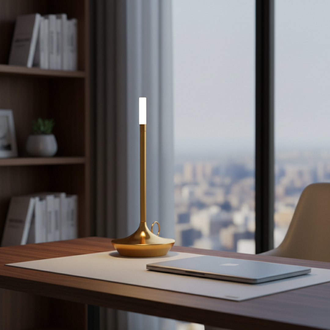 Table Lamp Cordless LED Dimmable Portable Aluminum Scandinavian Design