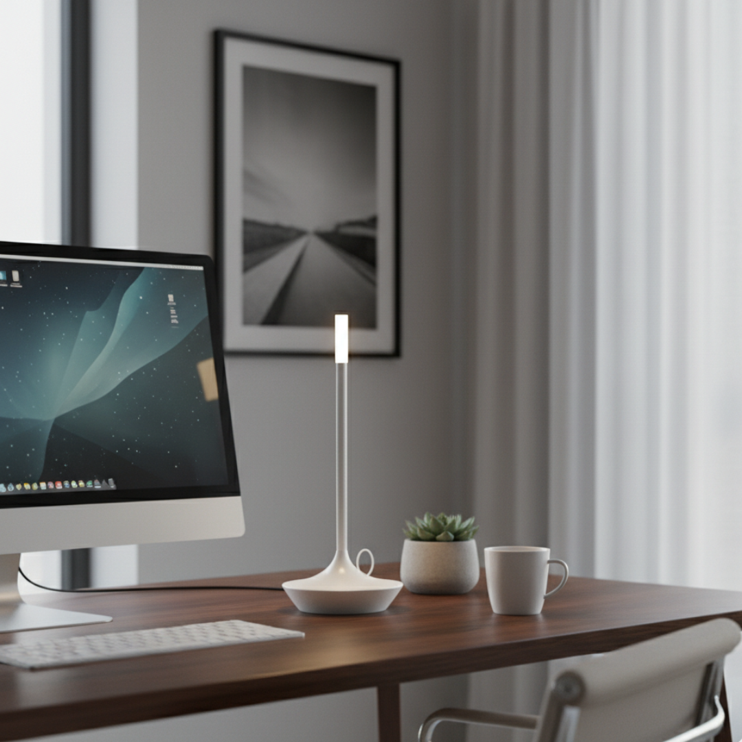 Table Lamp Cordless LED Dimmable Portable Aluminum Scandinavian Design