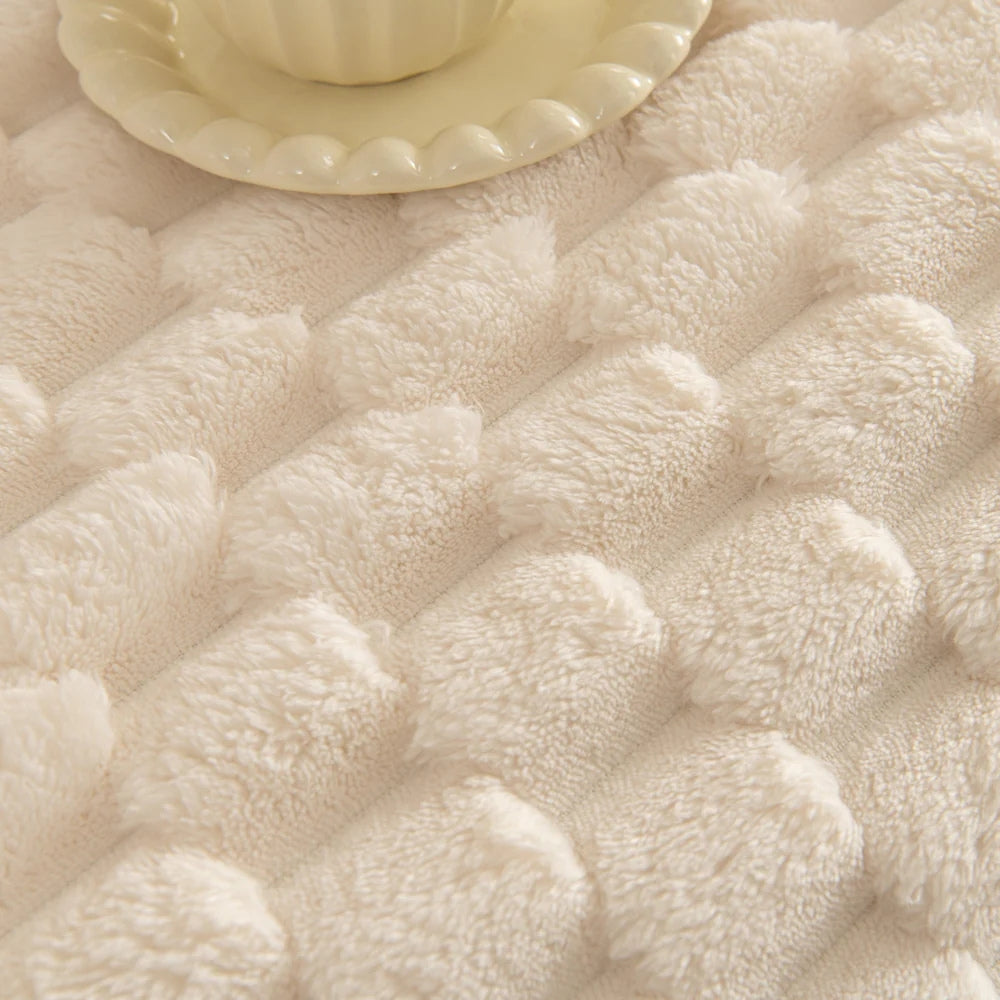 Ultra-Soft Tufted Rabbit Sofa Cover – Luxurious Microfiber Blend for Pet-Friendly Comfort 5
