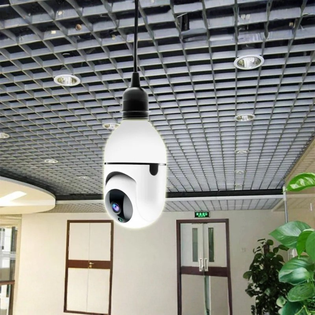 WiFi Bulb Camera – 360° Smart Security Monitor for Chic Home Style