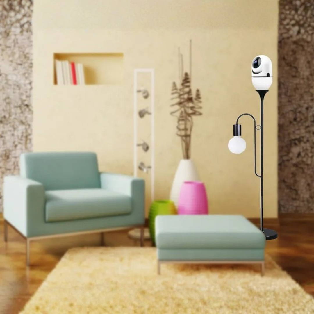 WiFi Bulb Camera – 360° Smart Security Monitor for Chic Home Style