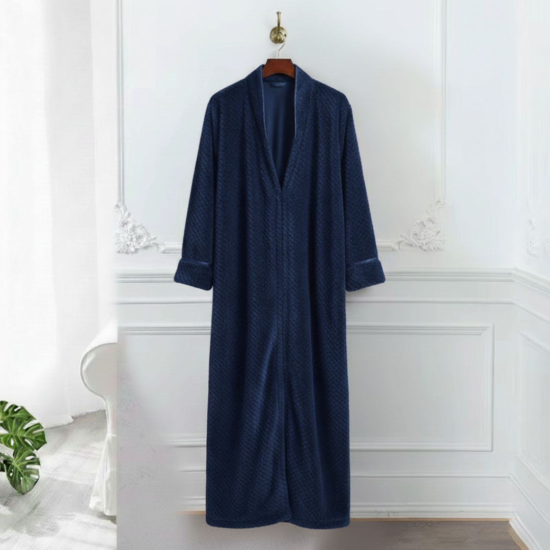 Women’s Soft Fleece Long Robe for Home and Sleep