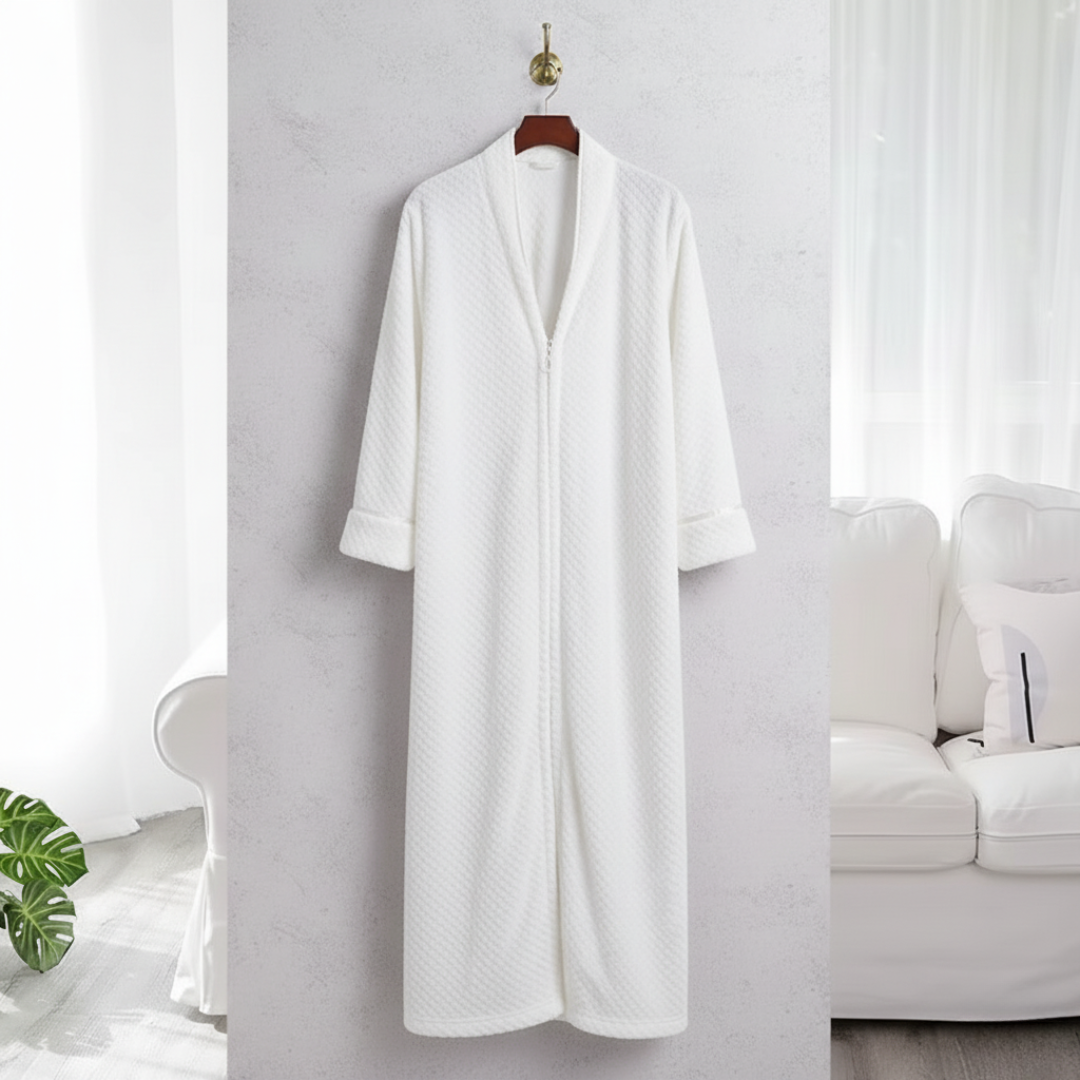 Women’s Soft Fleece Long Robe for Home and Sleep