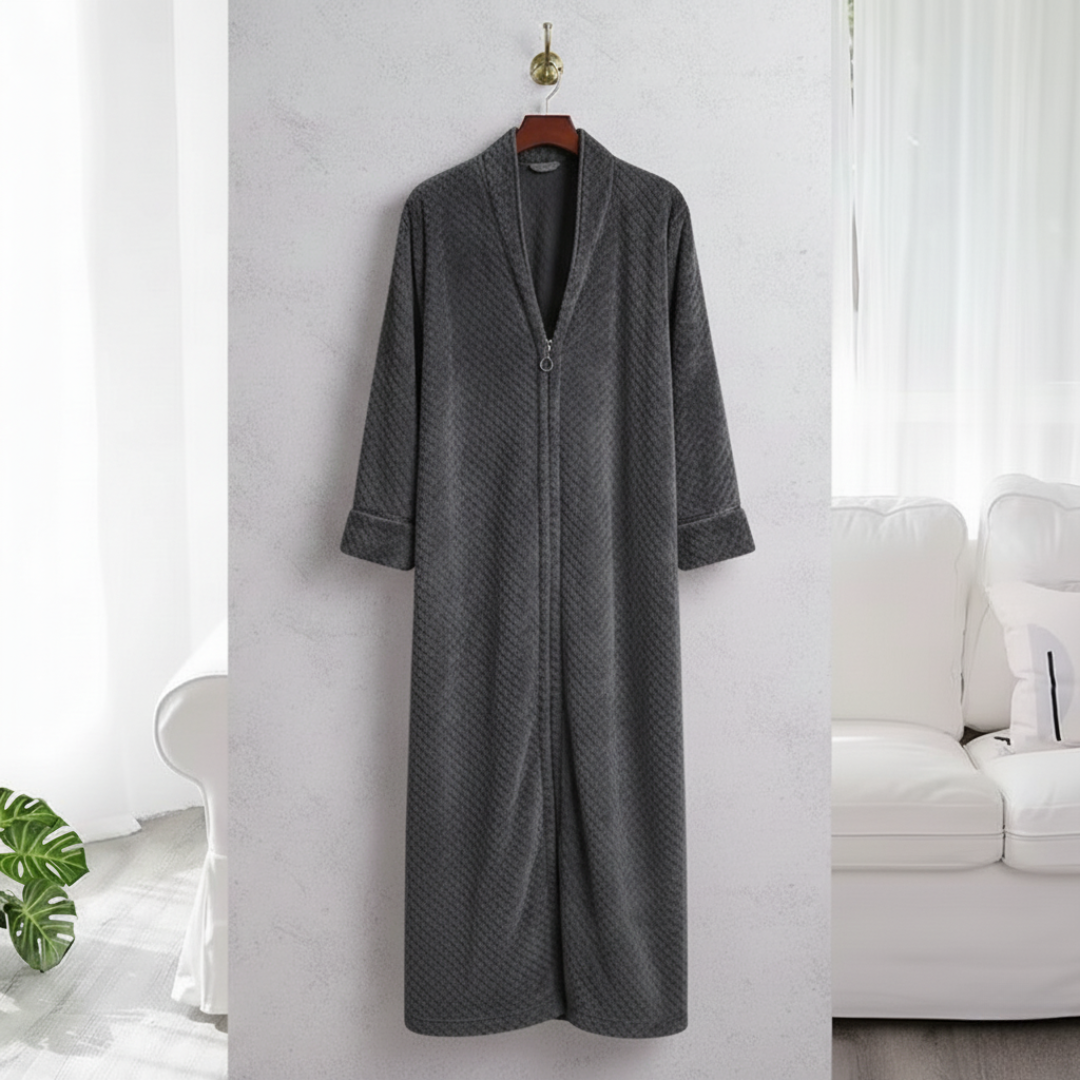 Women’s Soft Fleece Long Robe for Home and Sleep